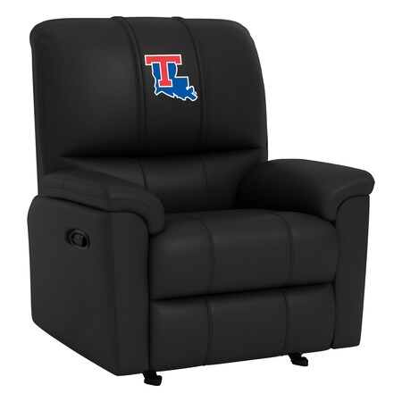 Dreamseat Rocker Recliner with Louisiana Tech Bulldogs Logo XZ52031CDRRBLK-PSCOL13340